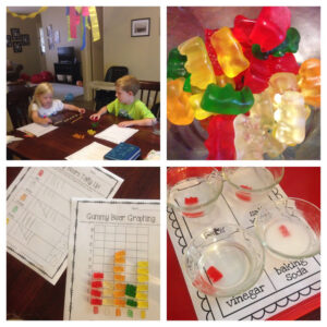 Fun math and science activities using gummy bear candy.