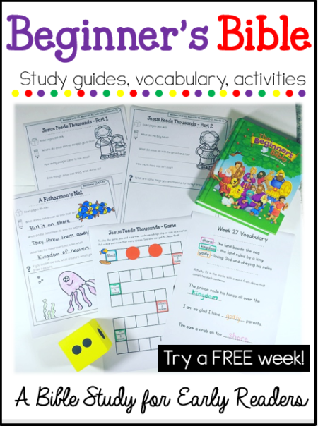 Free Bible Study for Kids - Mrs. Thompson's Treasures