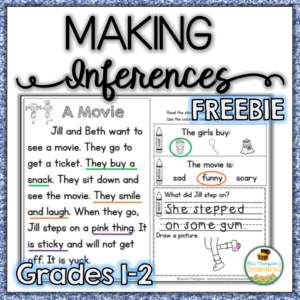 Free reading comprehension passage to build fluency and practice using context clues to make inferences.