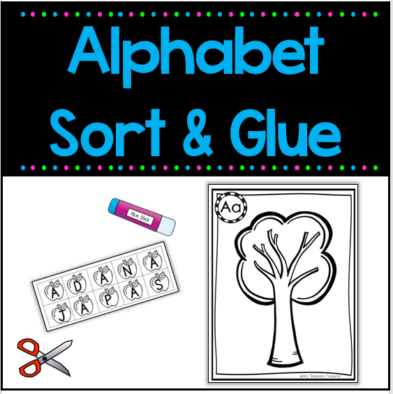 Alphabet Sorting Letters - upper and lower case