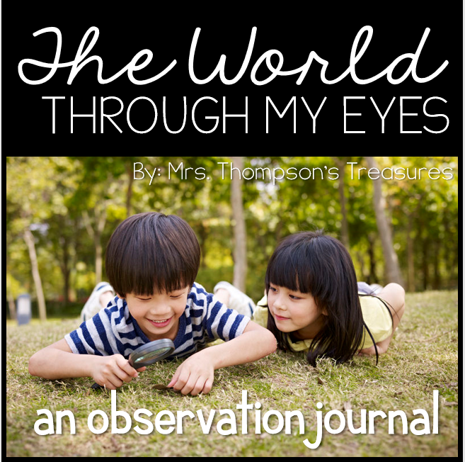 Observation journal activities for kids - activities to encourage and practice observation skills.
