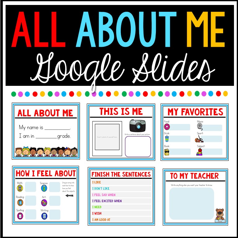 About Me Google Slides Template Printable Templates